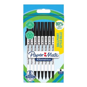 Paper Mate Kilometrico Black Pens Set