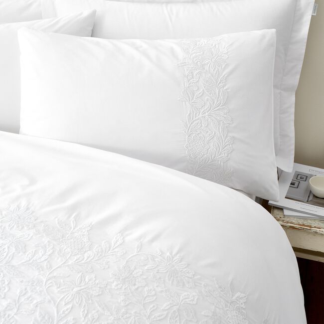 BIANCA SINGLE DUVET COVER Embroidery Floral