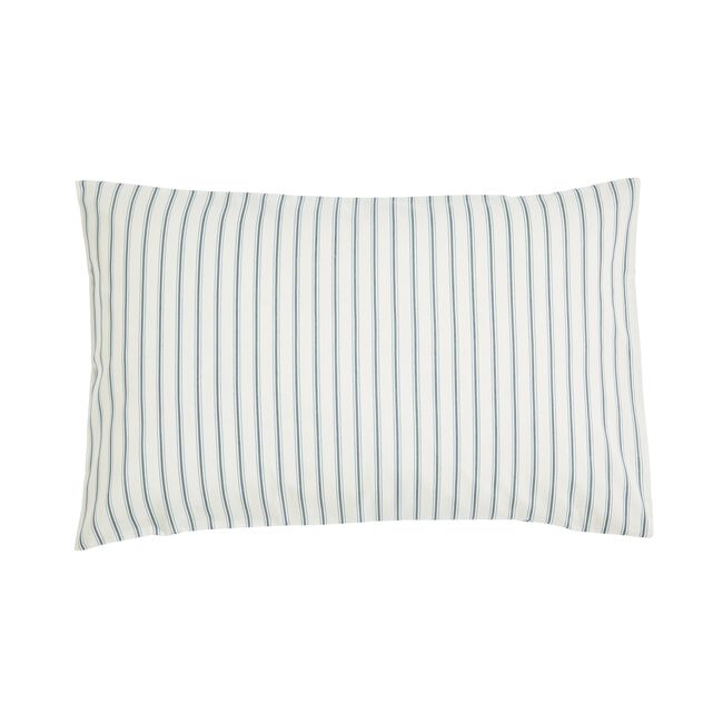 HARVEST MOON SINGLE DUVET COVER Ticking Stripe Blue