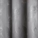 FEATHER SILVER 66x54 curtain 