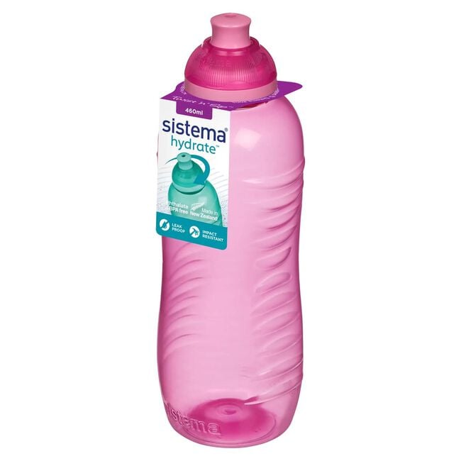 Twist 'N' Sip Col Squeeze Water Bottle 460ml