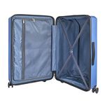Large Lightweight Hardshell Luggage - Dusty Blue