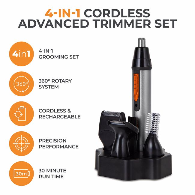 Carmen Titan 4-in-1 Cordless Trimmer Set