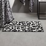 FUSION ANIMAL PRINT BLACK 50X80cm Bath Mat