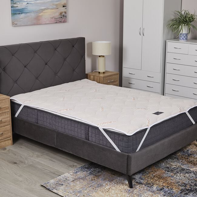 SILENTNIGHT WELLBEING COPPER Mattress Topper DB
