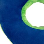 LETTER O Cushion Blue/Green