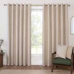 BLACKOUT & THERMAL VELVET NATURAL 66x54 Curtain