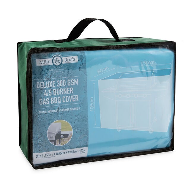Deluxe 380GSM 4/5 Burner Gas BBQ Cover 