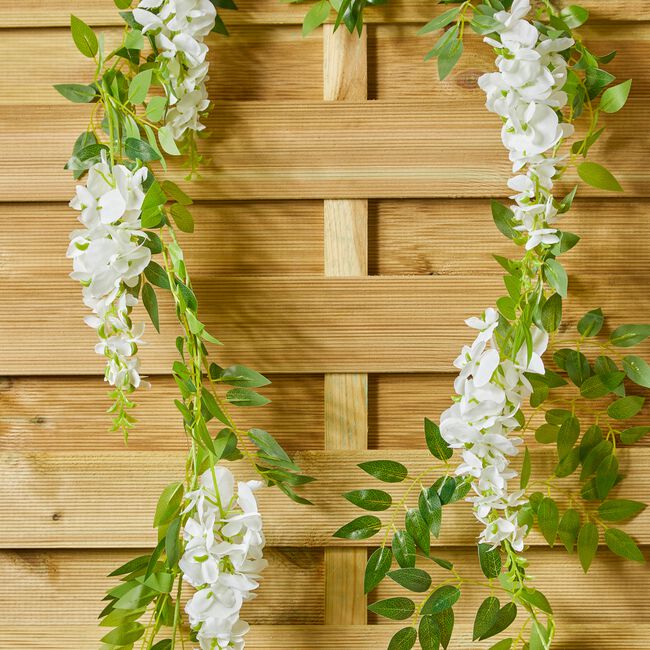 Cream Wisteria Garland 1.8M