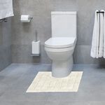COTTON BRICK CREAM 50x50 Pedestal Mat
