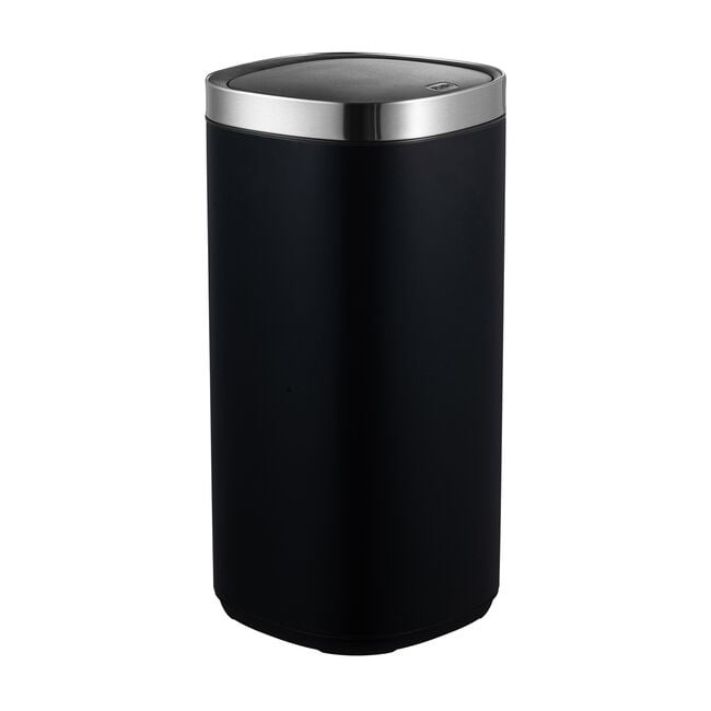 40L Newport Push Bin - Black