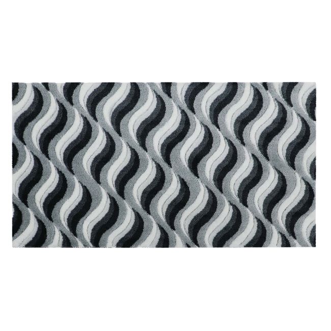 JVL Solemate Hand Carved Waves Doormat 57x100cm