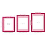 40X50CM MCINTOSH WHITE POSTER Frame