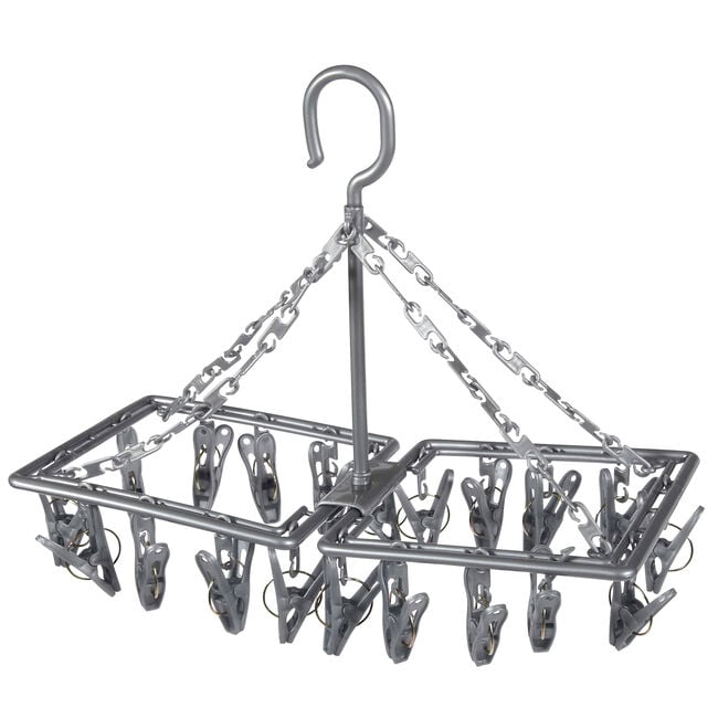 JVL Folding Sock Dryer with 20 Pegs 