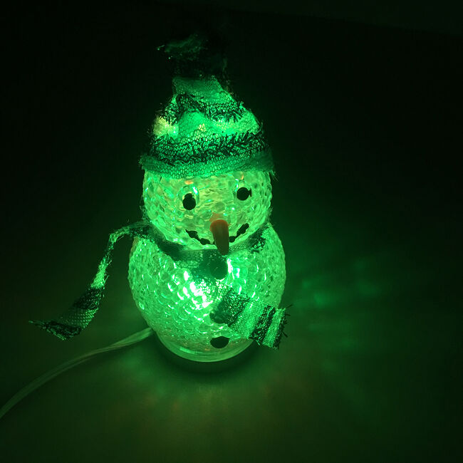 Colour Changing USB Snowman