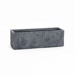 PORTO Medium Dark Grey Marble Pot