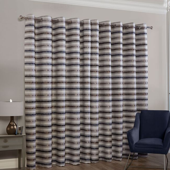 MONO STRIPE NAVY  66x90 Curtain