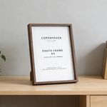 A3 COPENHAGEN WALNUT Photo Frame