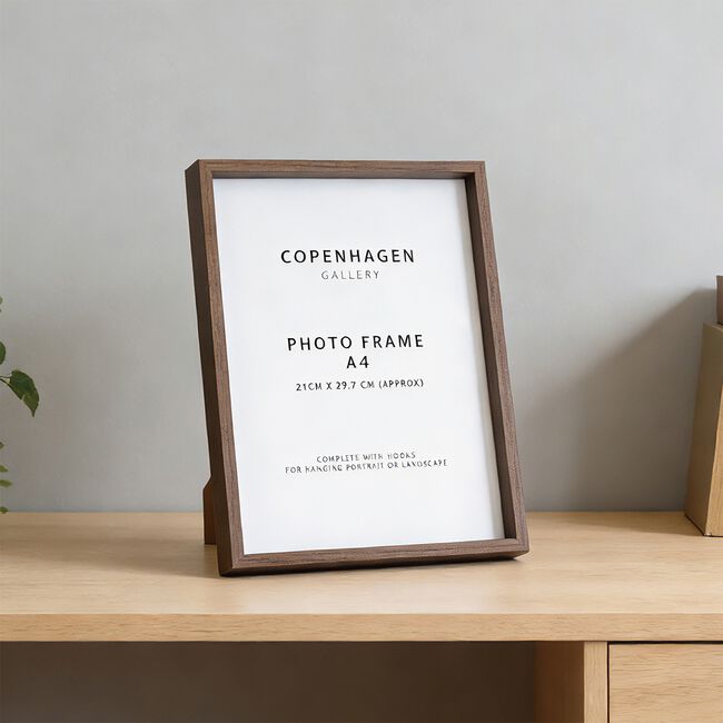 A3 COPENHAGEN WALNUT Photo Frame