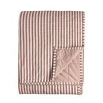 YARD HEBDEN STRIPE PECAN/COTTA 150x200cm Bedspread 