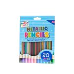 20 Pack Metallic / Neon / Glitter Pencils Assorted