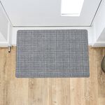JVL Elegance Grey Door Mat 50cm x 75cm