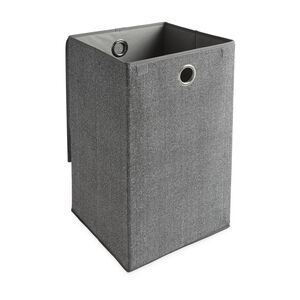 Tweed Dark Grey Foldable Laundry Hamper