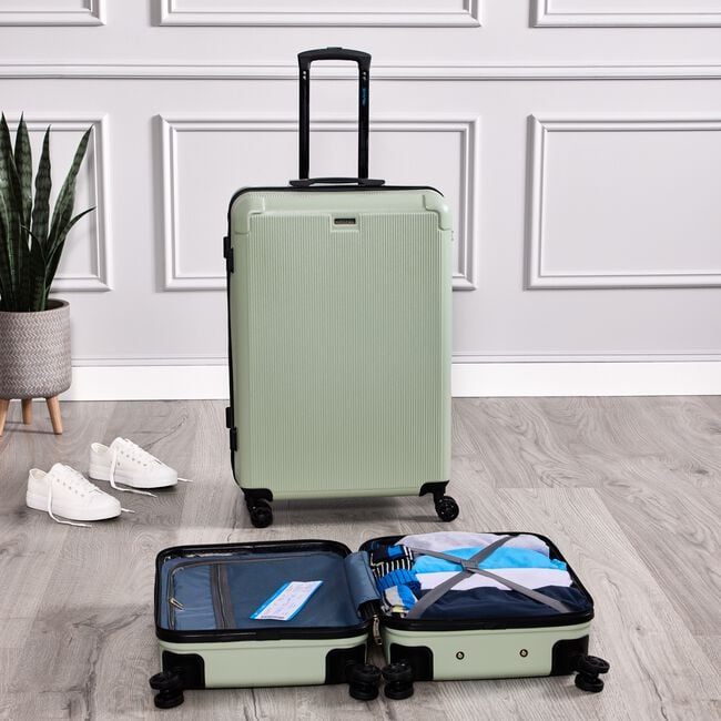 Cabin Bag Lightweight Luggage - Sage Green