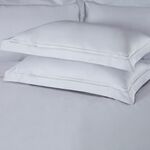 Double Stitch 500TC Oxford Pillowcase Pair Silver