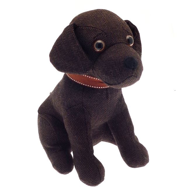 Country Club Chocolate Labrador Door Stopper