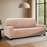REGAL MILLS EASYSTRETCH CREAMA NATURAL 2 Seater Sofa Cover