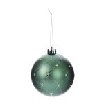 6-Pack Green Luxury Bauble Set