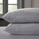 SINGLE DUVET COVER Teddy Plush Grey