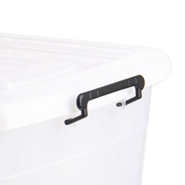 120L Rolling Clear Storage Box