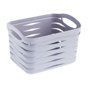Ribbon Storage Basket 4L - Soft Grey