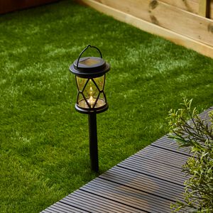 Aveyron Solar Garden Post Lights Set of 4
