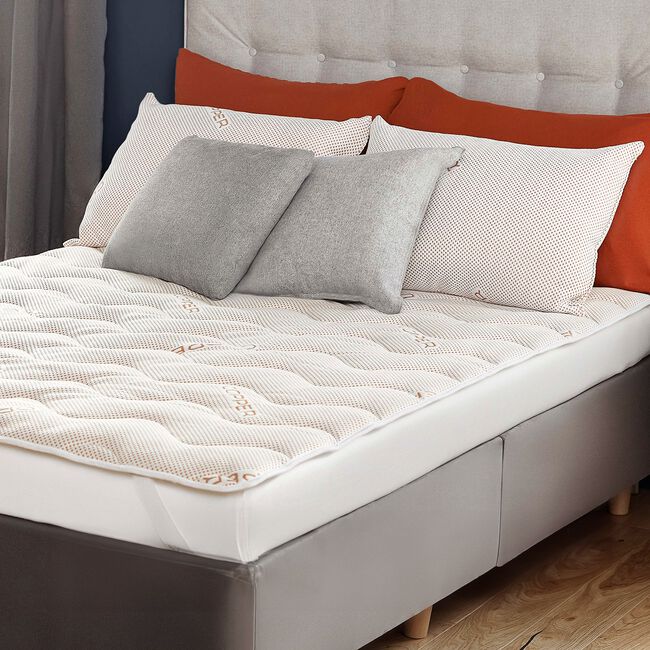 SILENTNIGHT WELLBEING COPPER Mattress Topper DB