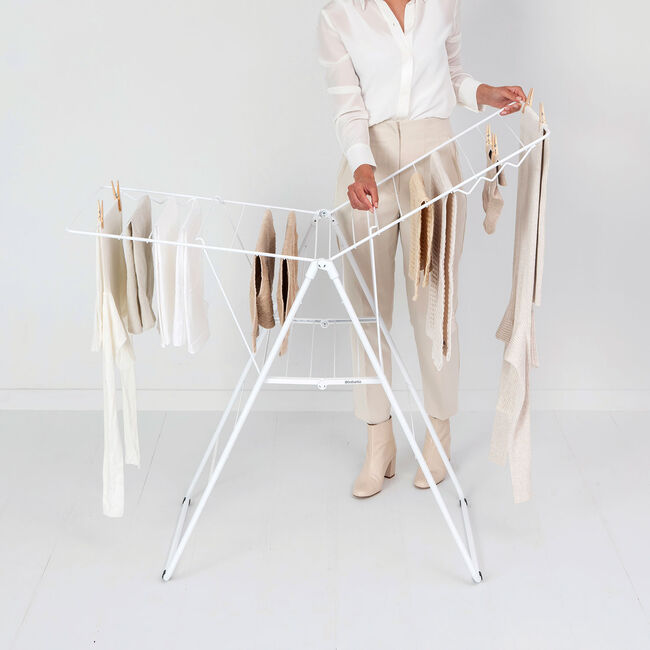 Brabantia 20m HangOn Drying Rack White