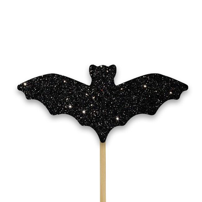 Glittery Halloween Edible Cupcake Toppers