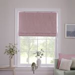 BLACKOUT & THERMAL TEXTURED ROSE 90X140cm Roman Blind