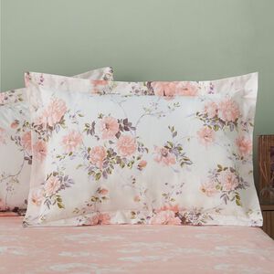 Harriet Oxford Pillowcase Pair - Peach