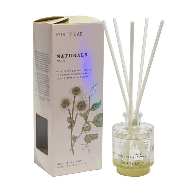 Purity Lab Sweet Pea & Jasmine 100ml Reed Diffuser