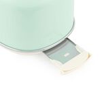 SALTER RETRO GREEN CURVED BODY 2 Slice Toaster
