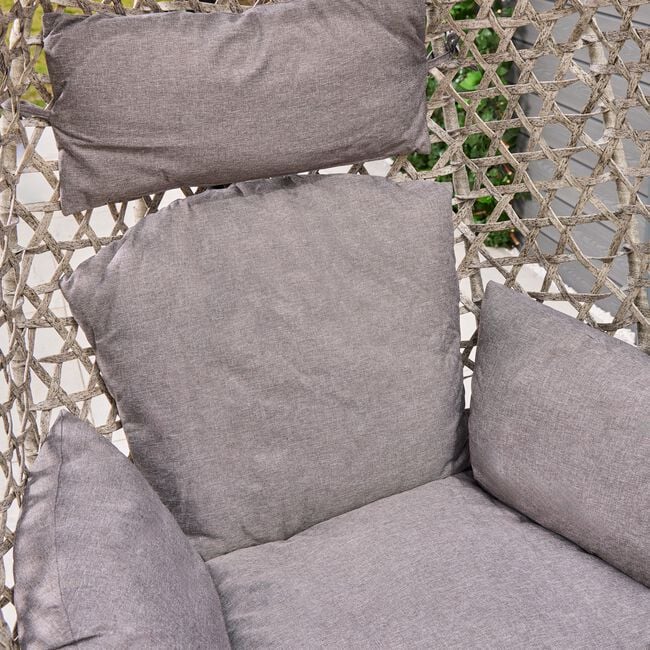 Deluxe Rattan Swing Egg Chair