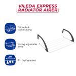 Vileda Express Radiator Airer - 3m