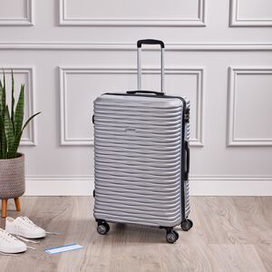 LARGE LIGHTWEIGHT HARDSHELL LUGGAGE - SILVER