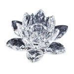 Cashel Living Crystal Lotus Flower Candle Holder