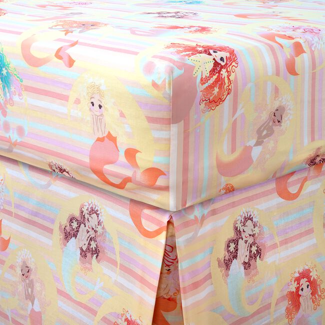 WEST-COAST MERMAIDS Single Fitted Sheet