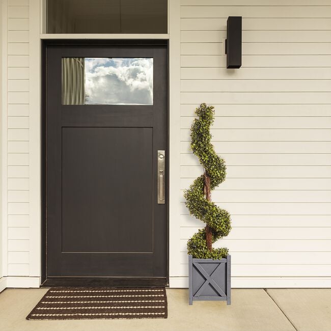 Artificial Spiral Boxwood Topiary Tree 93cm