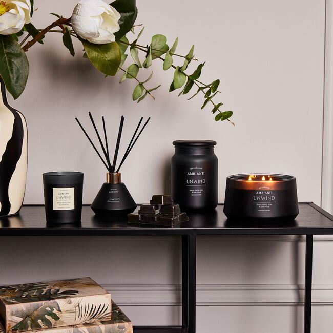 Ambianti Spa Collection Unwind 3 Wick Candle
